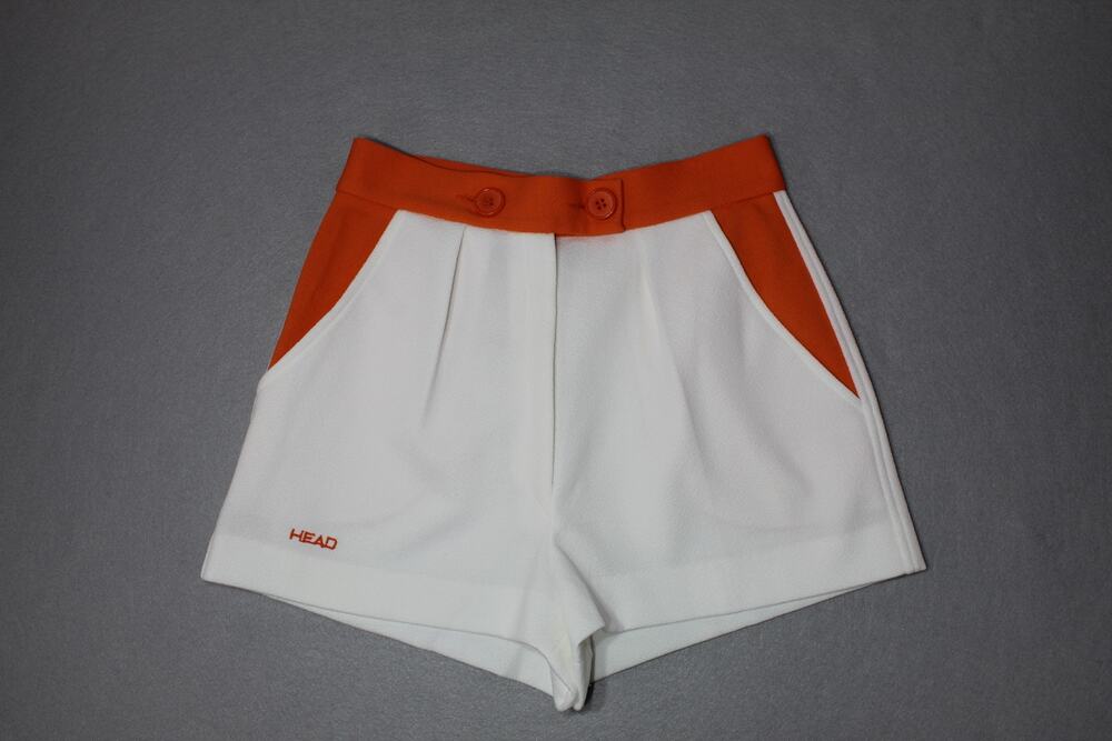 Vintage Head Pleated Tennis Shorts Women's Small Tenniscore Golf Pockets